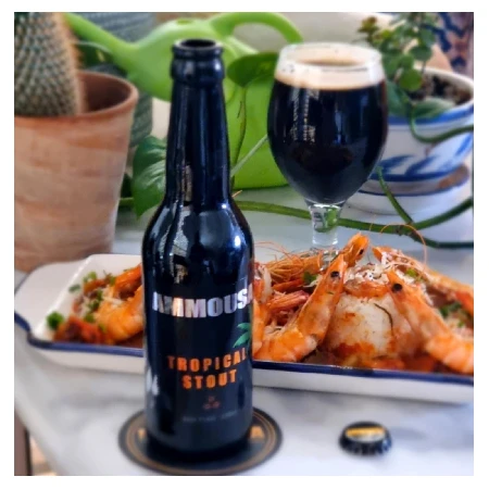 Ammousa Tropical Stout Label